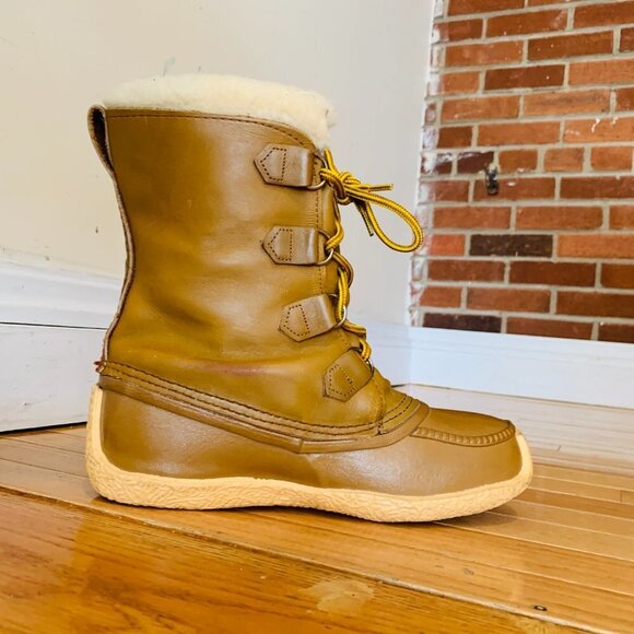 Sorel Caribou Vintage Kaufman Canada Men\'s Size 8 Lined Hard Weather Boots main image 15